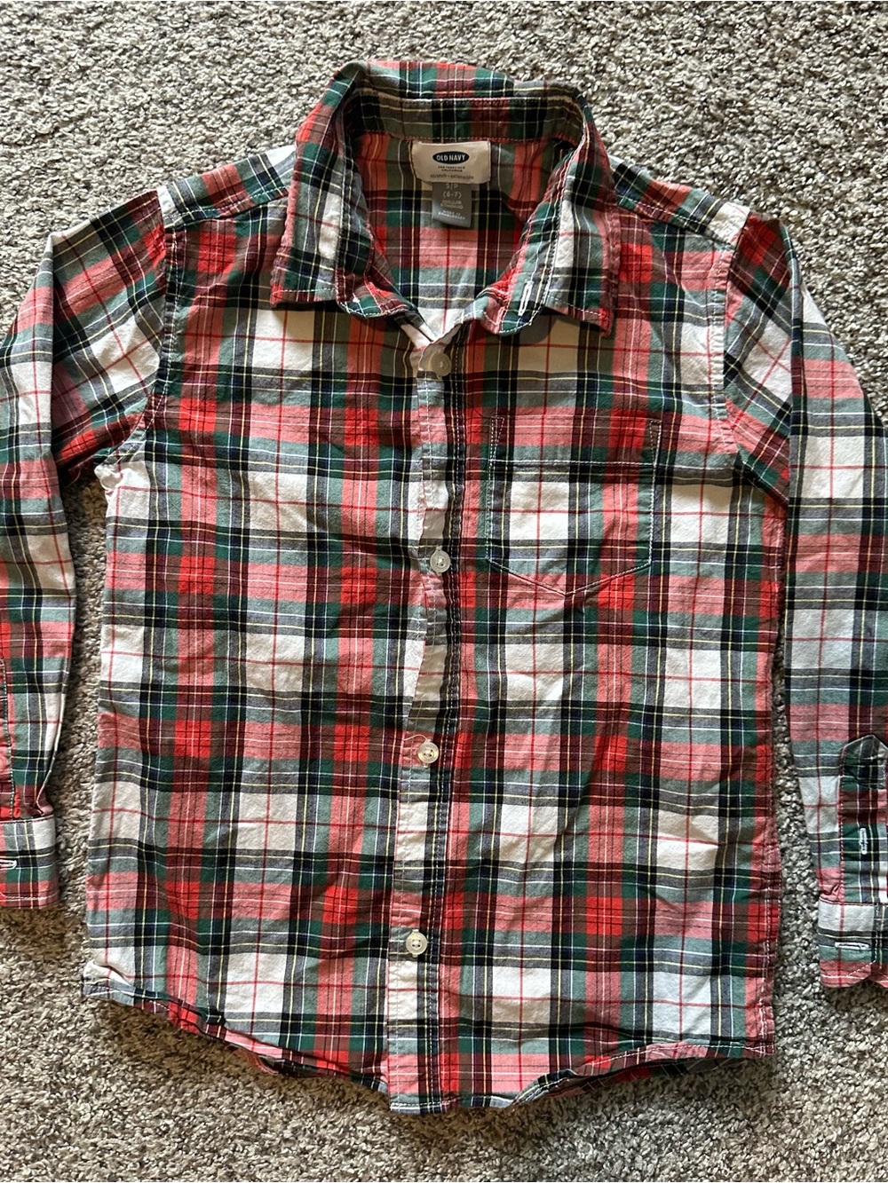 Boys plaid shirt